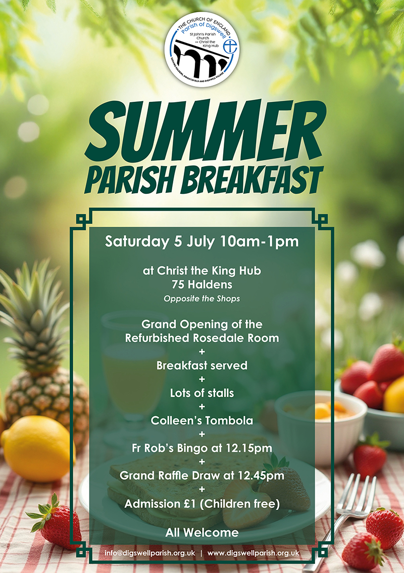 Digswell Summer Parish Breakfast Digswell Summer Parish Breakfast